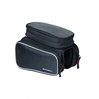 Abbildung von Basil Unisex Erwachsene Rahmentasche 2179225350 Rahmentasche, Schwarz, One Size