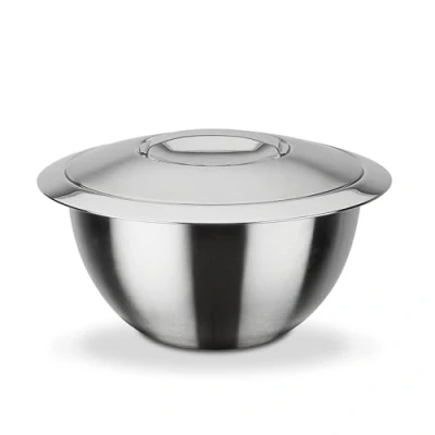 Abbildung von GSW 552387 Thermoschüssel mit Deckel, Edelstahl rostfrei ⌀20 cm, Silber