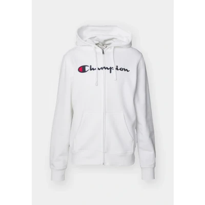 Abbildung von Champion Icons FULL ZIP Hoodie Sweatjacke, Herren, Größe: Small, White