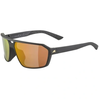 Abbildung von ALPINA Swift Stylische Sonnenbrille für Erwachsene, black gold matt
