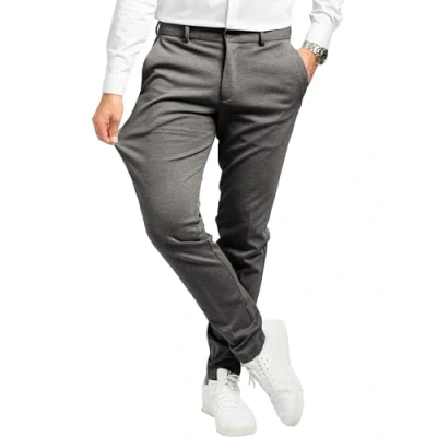 Abbildung von Performance Pants Herren Dunkelgrau (Größe 32W/34L) Stilvolle Hosen Stretch Angenehme Praktische Männer für Business &amp; Freizeit Bequeme Stoffhose
