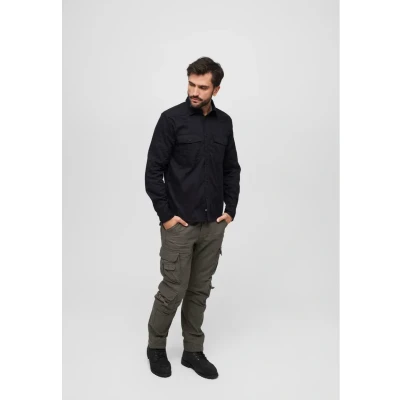 Abbildung von Brandit Hemd, Herren, Größe: 7XL, Black