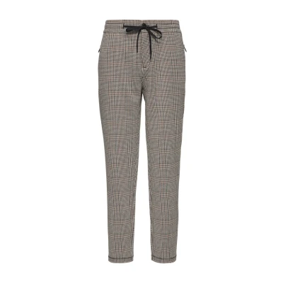 Abbildung von s.Oliver Karierte JOGG MIT Gummizug Stoffhose, Damen, Größe: 40, Beige