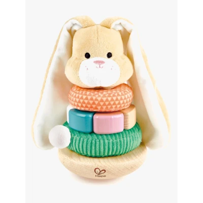Abbildung von Hape Bunny Stacker Aktivitätsspielzeug, Mehrfarbig, Babyspielzeug