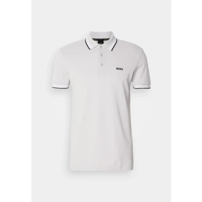 Abbildung von BOSS Paddy Poloshirt, Herren, Größe: Medium, Light pastel grey