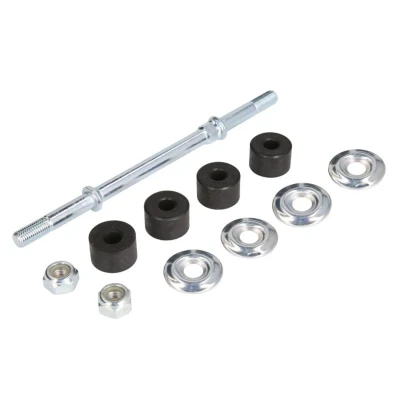 Abbildung von FEBI BILSTEIN 42596 Koppelstange Vorderachse links, rechts 150 M10 x 1,25 mit Mutter, Unterlegscheiben, Lager Stahl silber