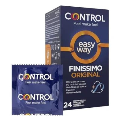 Abbildung von Control EasyWay Finissimo Original: dünne Kondome mit Lasche zum schnellen Überziehen 24