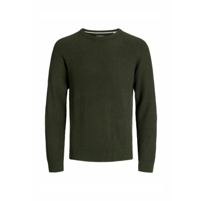 Abbildung von Jack &amp; Jones Rundhalspullover »JJPANNEL KNIT CREW NECK AW25«