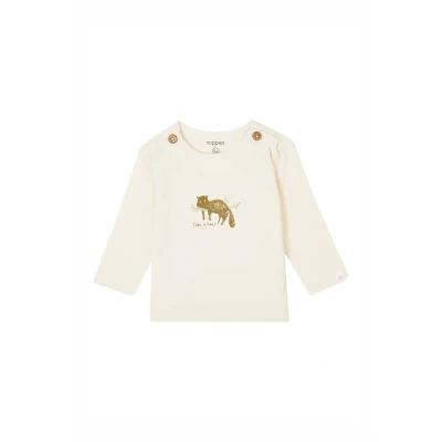 Abbildung von Noppies Gambo Langarmshirt für Kinder, Größe: 50, Butter cream