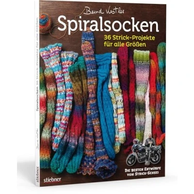 Abbildung von Spiralsocken. 36 Strick Projekte für alle Größen