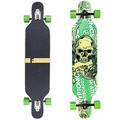 Abbildung von Flex1 bis 122kg Camber Longboard (Flex1 122kg, grün TK Ahornholz)