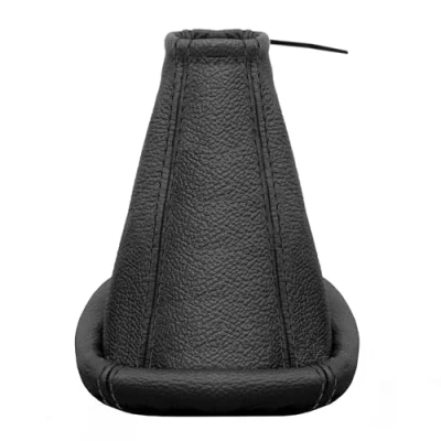 Abbildung von L &amp; P Car Design L&amp;P A0002 Schaltsack Schaltmanschette 100% Echtleder Leder Schwarz Ersatzteil für Corsa C
