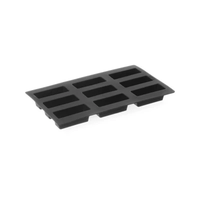 Abbildung von HENDI Silikonform für Mini Kuchen 8 x 3 cm Antihaft 60 &deg;C bis +260 max. 9 kg, Backform aus Silikon