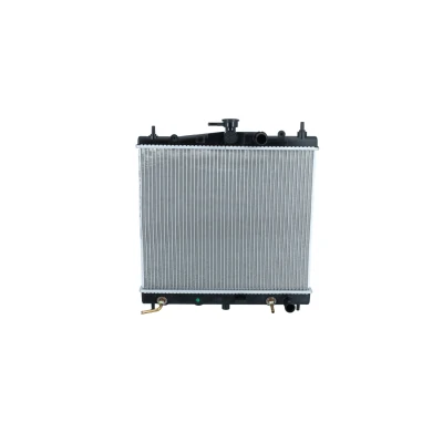 Abbildung von NRF 53477 Kühler, Motorkühlung Aluminium 452 380 16 Kühlrippen gelötet