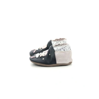 Abbildung von Robeez Dancing Mouse Krabbelschuh für Kinder, Größe: 23/24, Marine Schuhe