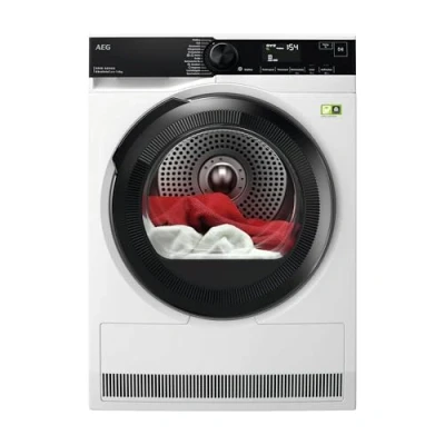 Abbildung von AEG Wärmepumpentrockner 8 kg Serie 8000 AbsoluteCare Wolle und Seidetrocknung A+++ 10 Prozent Energiesparend Mengenautomatik Knitterschutz Trommelbeleuchtung TR8T75780
