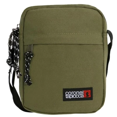 Abbildung von Coronel Tapiocca Herren Urban Shoulder Bag Schultertaschen, 17.5 x 22 5.6 cm, Kaki