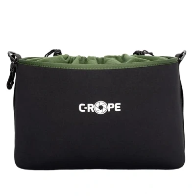 Abbildung von C Rope Kamerabeutel aus Neopren, Neopren Beutel mit Fleece Fütterung, wasserabweisend, Kamerazubehör Größe XL