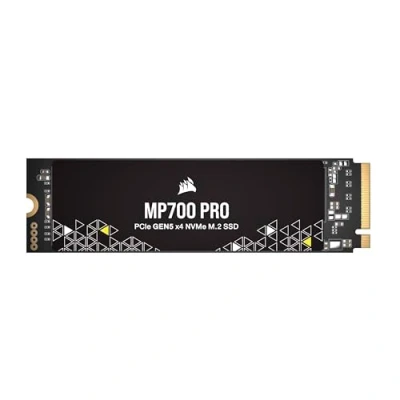 Abbildung von Corsair MP700 PRO 1TB M.2 PCIe Gen5 x4 NVMe 2.0 SSD 2280 Bis zu 11.700MB/sec Sequentielles Lesen High Density TLC NAND Schwarz