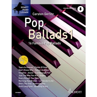 Abbildung von Pop Ballads: 16 bekannte Balladen. Band 1. Klavier. (Schott Piano Lounge, 1)