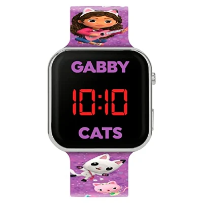 Abbildung von Disney Mädchen Digital Quarz Uhr mit Kunststoff Armband GAB4033