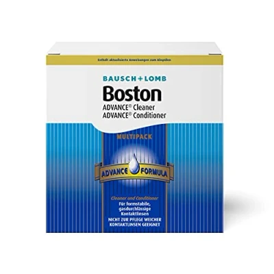 Abbildung von Bausch + Lomb Boston Advance Multipack für harte Linsen: 3 x 30 ml Kontaktlinsenreiniger, 120 Aufbewahrungsflüssigkeit