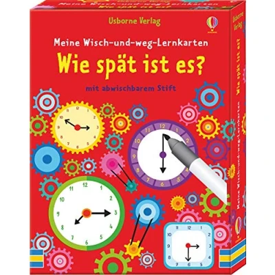 Abbildung von Meine Wisch und weg Lernkarten: Wie spät ist es?