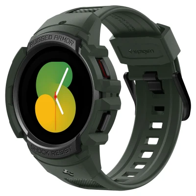 Abbildung von Rugged Armor Pro Case für die Samsung Galaxy Watch 4 / 5 44 mm Military Green
