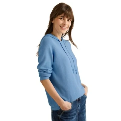 Abbildung von Cecil Leichter Strickpullover, Damen, Größe: Small, Blau