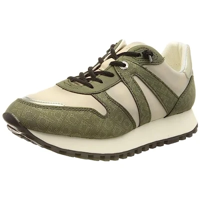 Abbildung von bugatti Damen 432A6L075550 Sneaker, Dark Green/Multicolour, 38 EU