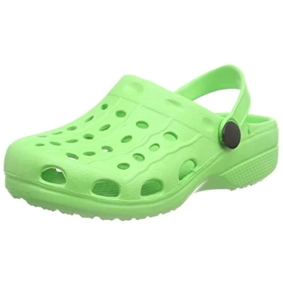 Abbildung von Playshoes EVA Badeschuhe, Gartenschuhe, Unisex Kinder Clogs, Grün (grün 29), 20/21 EU