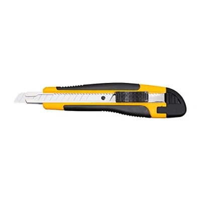 Abbildung von Wedo 78609 Allround Cutter (Klingenführung, aus Metall, 9 mm) schwarz/gelb