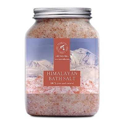 Abbildung von Himalaya Salz Rosa Kristallsalz 1300g 100% Rein &amp; Natürlich Natursalz für Guten Schlaf Stressabbau Baden Badezusatz