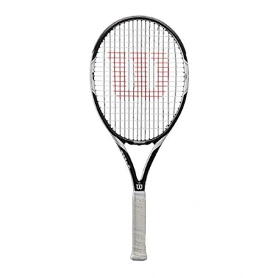 Abbildung von WILSON Tennisschläger, Federer Team 105, Unisex, Anfänger und Freizeitspieler, Griffstärke L3, Weiß/Schwarz, WRT30730U3