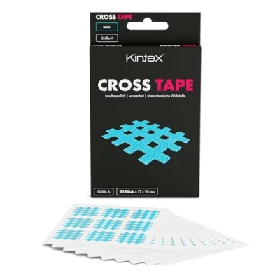 Abbildung von Kintex Cross Tape, ABC, 3 Farben und Größen, Tapes, Akupunkturpflaster, Gittertape, Tape Pflaster, Kinesiologie Crosstapes