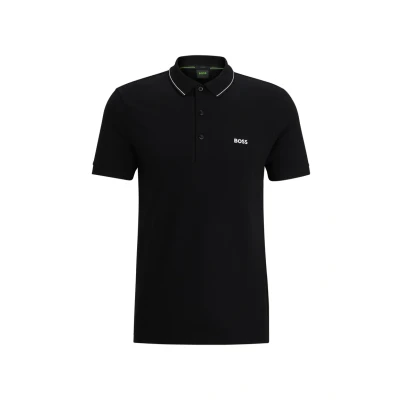 Abbildung von BOSS Paule Poloshirt, Herren, Größe: XXL, Black