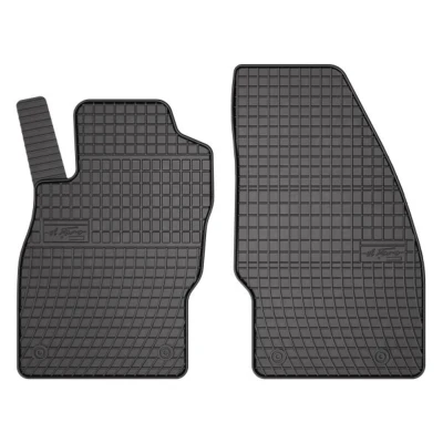 Abbildung von FROGUM 542988P Fußmattensatz Gummi vorne 2 schwarz Maßgefertigt OPEL: Corsa D Hatchback