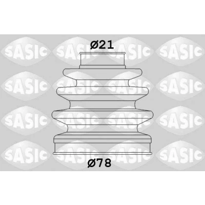Abbildung von SASIC 1906013 Achsmanschette radseitig FORD: Focus 3 Turnier, C Max 2, Max, VOLVO: V50, S40 II, C30, NISSAN: MICRA 2