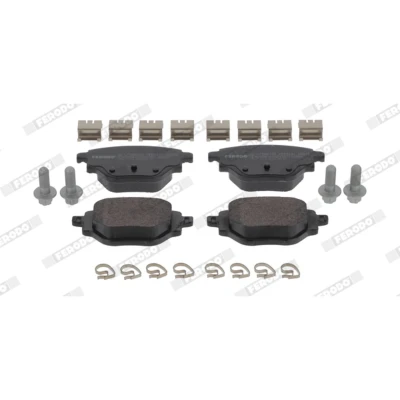 Abbildung von FERODO FDB5196 Bremsbelagsatz mit Zubehör PEUGEOT: 2008 II, 208 II Hatchback, OPEL: Corsa F Hatchback