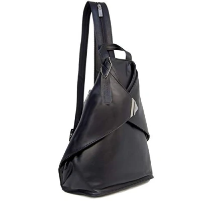 Abbildung von VISCONTI Damen Leder Rucksackhandtasche Rucksack Mittelgroß Backpack mit Verstellbare Schultergurte BROOKE 18258 Schwarz