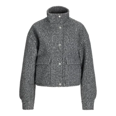 Abbildung von JJXX Wollmantel Jxastrid Übergangsjacke, Damen, Größe: XS, Grey melange
