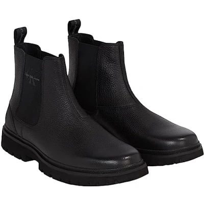 Abbildung von Calvin Klein Jeans EVA MID Chelsea BOOT Stiefelette, Herren, Größe: 44, Triple black Schuhe