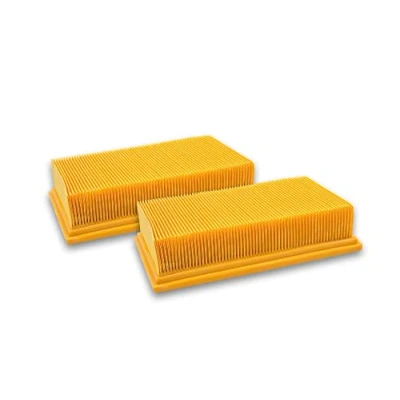 Abbildung von vhbw 2x Flachfaltenfilter kompatibel mit Flex S 36,S 47, S36,S47, VCE 35 L AC, 45 H M AC Ersatz für Bosch 2607432033, Dewalt D279015 XJ