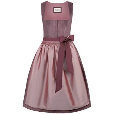 Abbildung von Stockerpoint Damen Malve Midi Dirndl, aubergine, 42