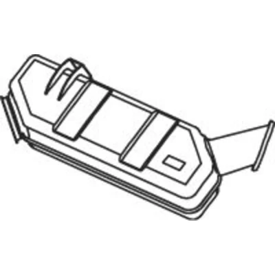Abbildung von DINEX 68725 Endschalldämpfer Aluminium 840