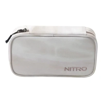 Abbildung von Nitro Pencil Case XL Inkl. Geo Dreieick &amp; Stundenplan, Federmäppchen, Schlampermäppchen, Faulenzer Box, Federmappe, Stifte Etui, Dune