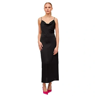 Abbildung von VILA Viravenna DEEP BACK Ballkleid, Damen, Größe: 36, Black