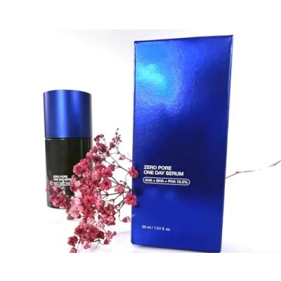 Abbildung von Medicube Zero Pore One Day Serum, 30 mL Südkorea, Poren verfeinernde, hauterneuernde, feuchtigkeitsspendende Formel mit AHA, BHA, PHA, Niacinamid
