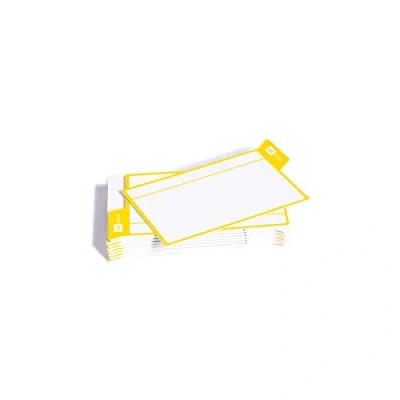 Abbildung von PATboard Scrum Board und Kanban Tafel 16 Task Cards Haftnotizen mit nanocups® für Glas Gelb