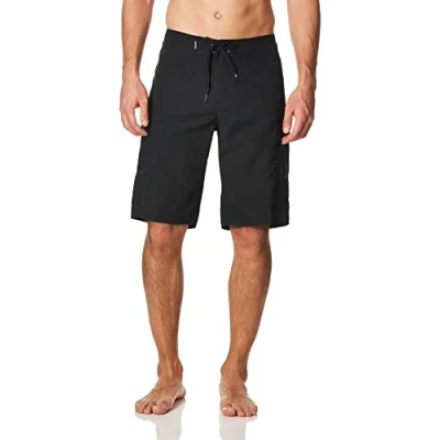 Abbildung von Quiksilver Herren Men&#039;s Manic 22 Inch Length Cargo Pocket Swim Trunk Boardshorts, Schwarz, 42